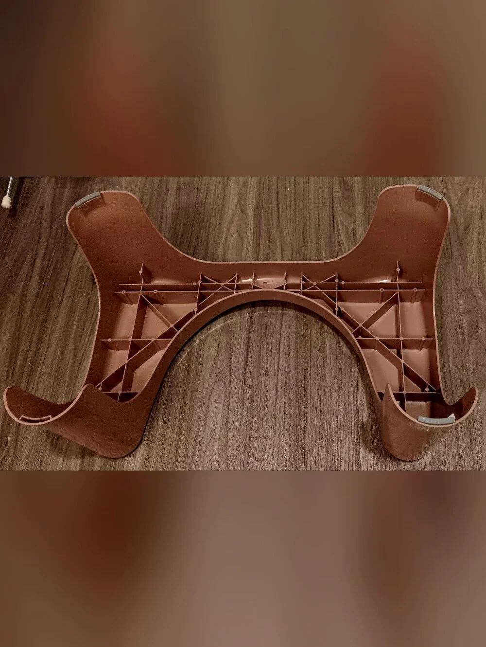 Simple Bathroom Foot Rest in Clay Cream Color